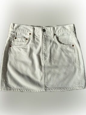 Citizens Of Humanity White Denim Skirt NEW! Size 25